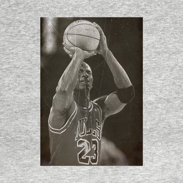 Michael Jordan vintage by skull yellow